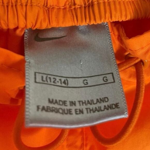 Vintage Y2K Nike Women’s Orange Windbreaker Capris Size-Large - Picture 2 of 4